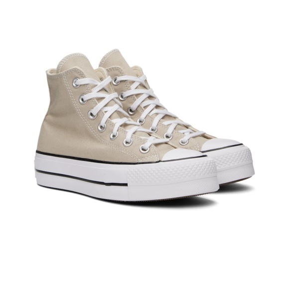 Converse Shoes - NWT CONVERSE Beige Chuck Taylor All Star Platform Sneakers